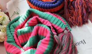 毛线围巾的系法图解 毛线围巾的系法图解